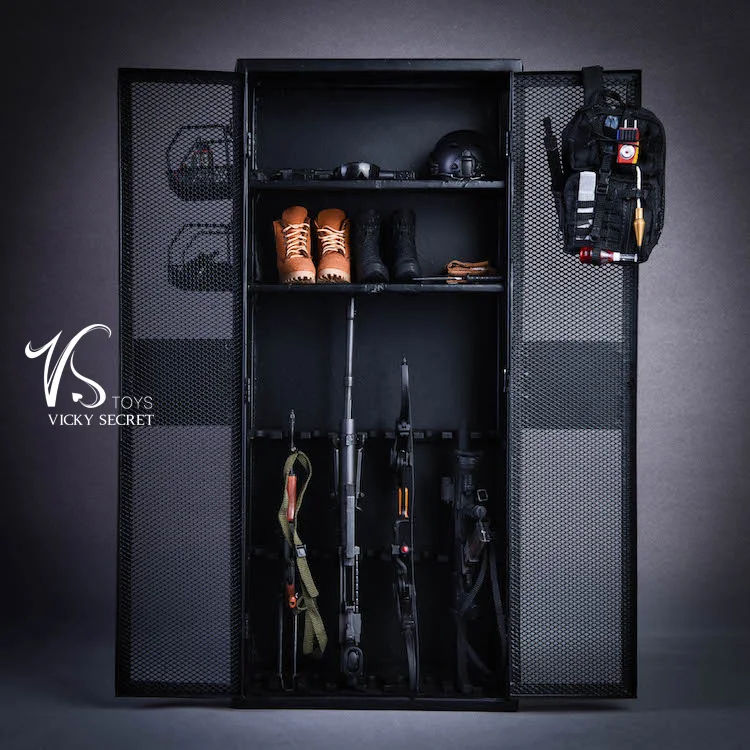 VSTOYS 18XG34 1/6 Metal Storage Weapon Cabinet for 12inch Action Figure Sence DIY | Игрушки и хобби