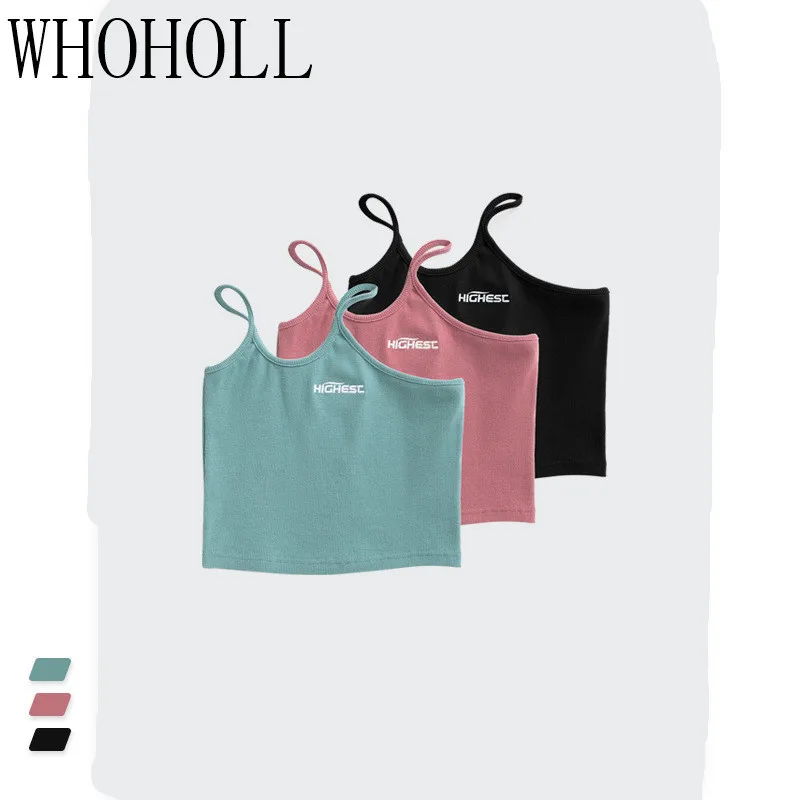 

2021 Fashion Womens Summer Camis Tanks Tops Sleeveless Cotton Bustier Unpadded Bandeau Bra Vest Crop Top Seamless Bralette Tees