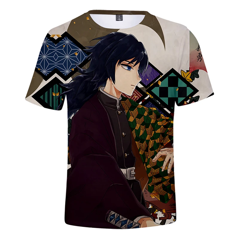 

Japanese Anime 3d T Shirts Blade of Ghost Print Fashion Men Women T-shirt Tops Casual Short Sleeve Unisex 3D T-shirts Tee Shirt