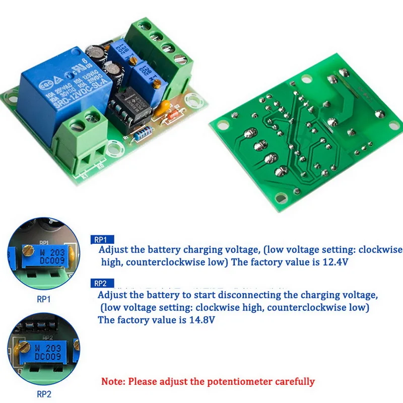 XH-M601 плата 12 В контроль зарядки аккумулятора интеллектуальное зарядное