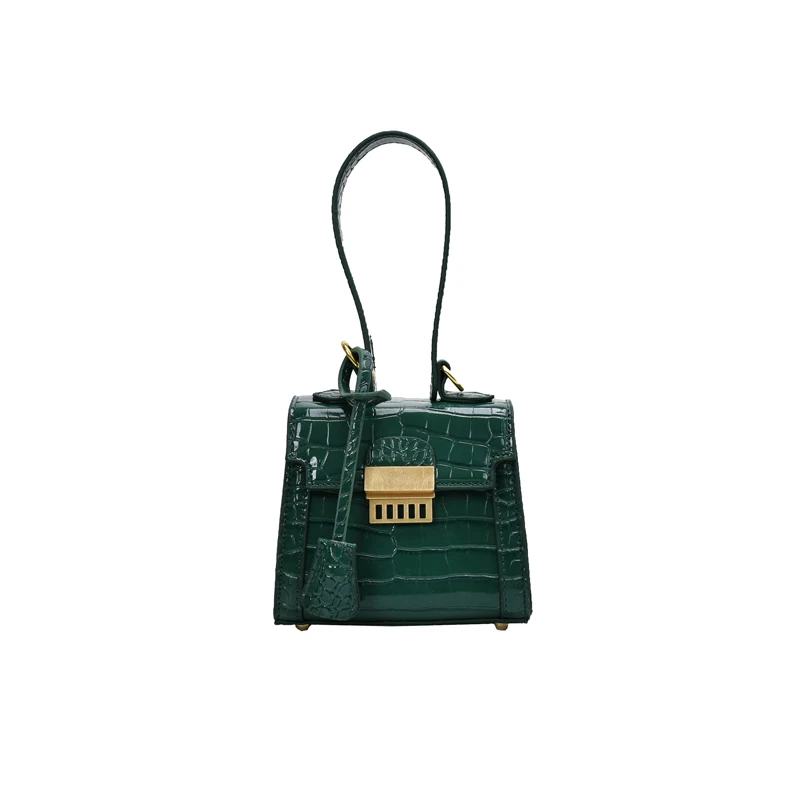 

Mini PU Leather Crossbody Bags For Women 2021 Summer Stone Pattern Shoulder Simple Handbag Female Tote Handbags