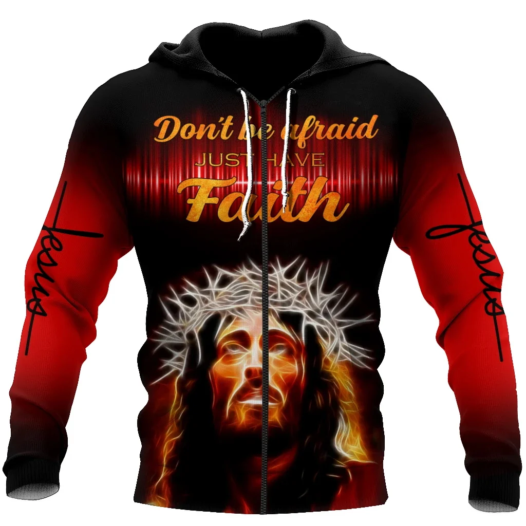 

God Jesus Cross 3D All Print Plus Hoodie 9 Man Women Harajuku Outwear Zipper Pullover Sweatshirt Casual Unisex Jacket