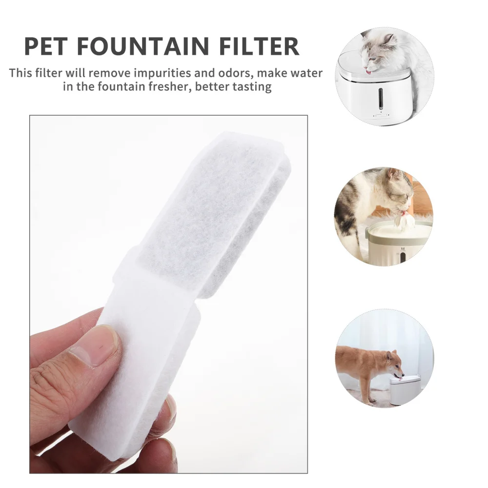 

10pcs Carton Replacement Filters for Pet Automatic Water Fountain Dispenser