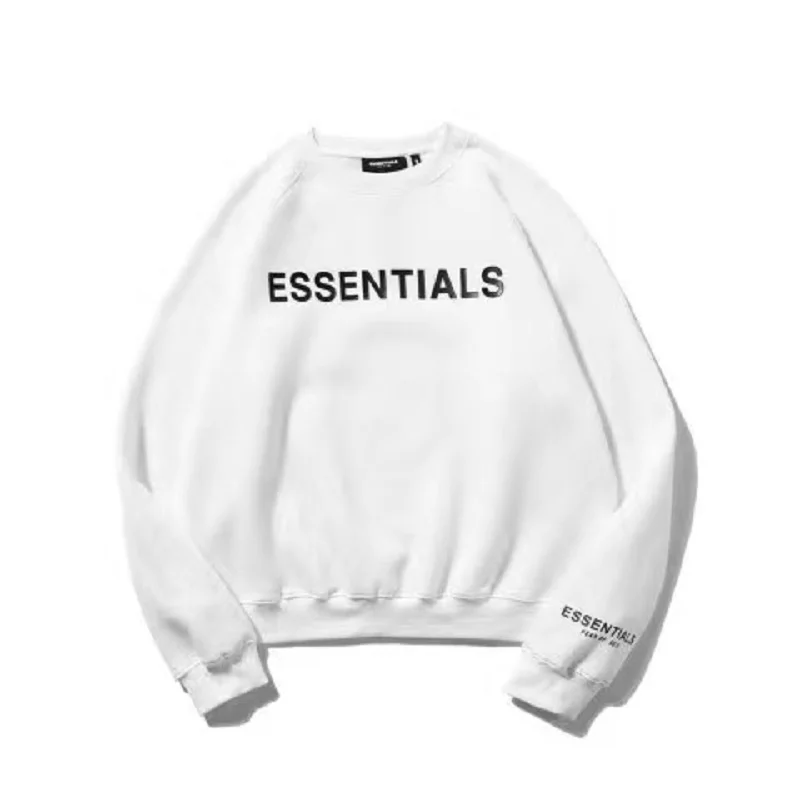 

2021 Essentials Hoodies Men Sweatshirts Reflective Letters Printing Fleece Oversized Hoodie Fashion Hip Hop Sweatshirt Couples