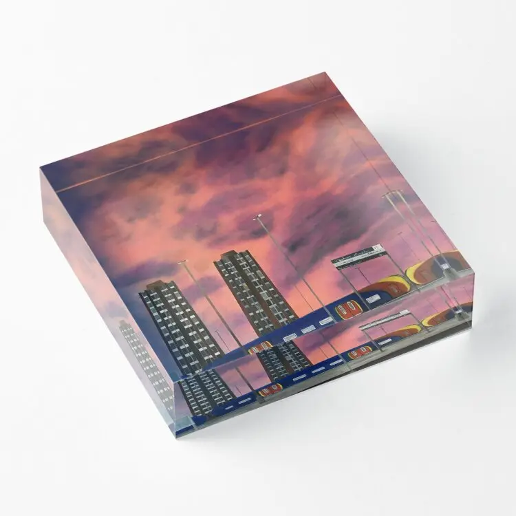 

Last Light At Clapham Junction Acrylic Block Home Print Family Process Fashionable Bedroom Photos Funny Clear Decoration Board
