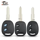 Сменный корпус автомобильного ключа дистанционного управления чехол Dandkey с 2 кнопками для Chevrolet Epica Aveo Spark LOVA Sail Lechi, чехол с необработанным лезвием