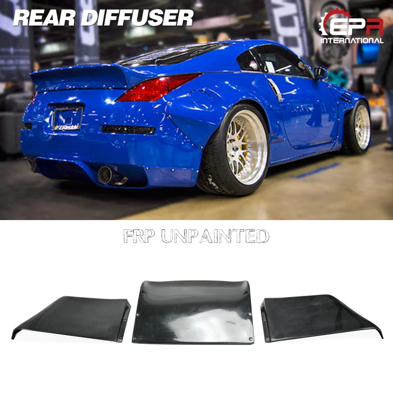 Комплект Заднего диффузора из стекловолокна для Nissan 350Z Z33 тюнинг автомобиля