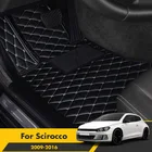 Автомобильные коврики для Фольксваген Scirocco 2016 2015 2014 2013 2012 2011 2010 2009, аксессуары для интерьера, коврики на заказ