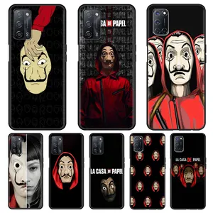 money heist house paper cell phone case for oppo a53 a9 2020 a52 a93 find x2 lite x3 reno 3 4 pro 5g ace a55 a94 a74 cases cover free global shipping