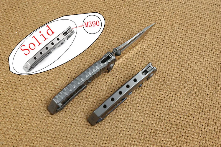 Оригинальный складной нож SANDSTORM M390 лезвие из титана ручка для кемпинга охоты