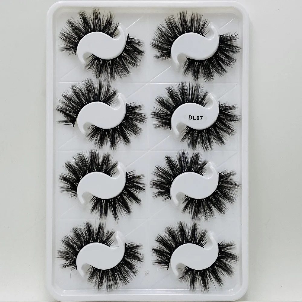 8 пар натуральных накладных ресниц накладные ресницы длинный макияж 3d норковые