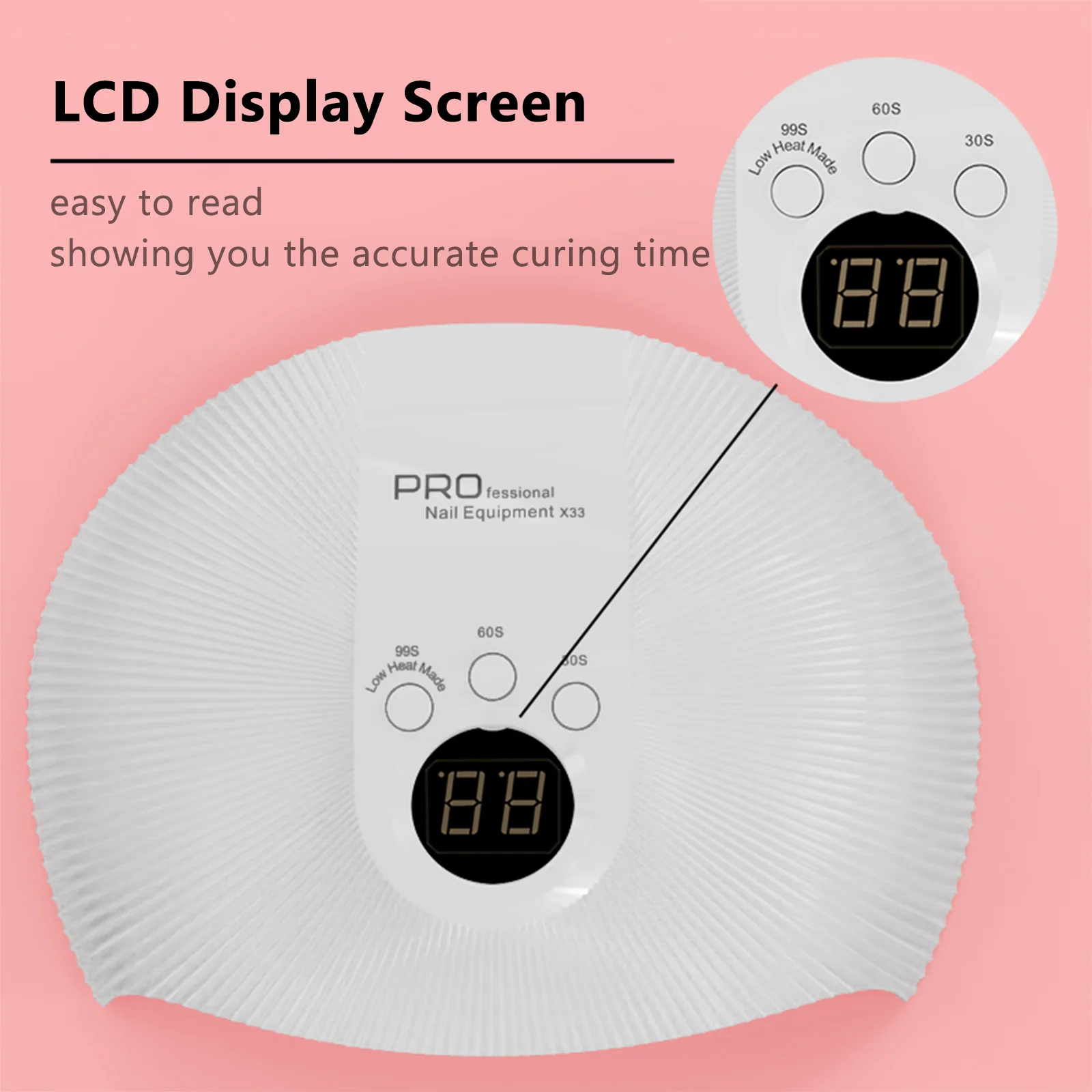 75W Nail Lamp Dryer with 3 Timer Settings UV LED Curing Lamps Double Light Source Fingernail Toenail Gel Tool | Красота и здоровье