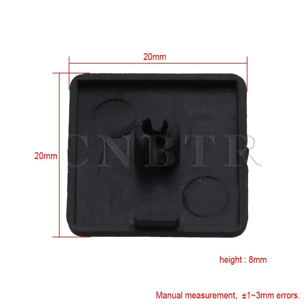 

CNBTR 20PCS 20x20mm Industrial European Standard Aluminum Extrusion End Cap