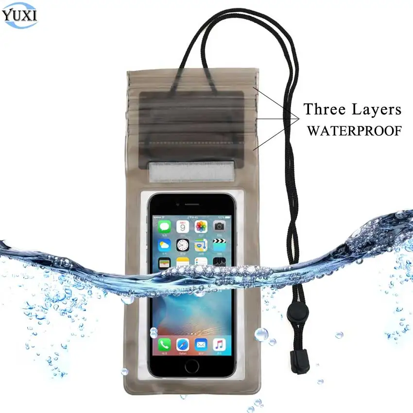 YuXi водонепроницаемый мобильный чехол для телефона iPhone 6 6s 7 Plus samsung Xiaomi ПВХ
