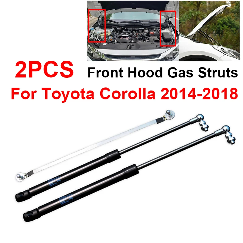 2 шт. передний газовый подъемник для Toyota Corolla 2014 2015 2016 2017 2018 | Автомобили и