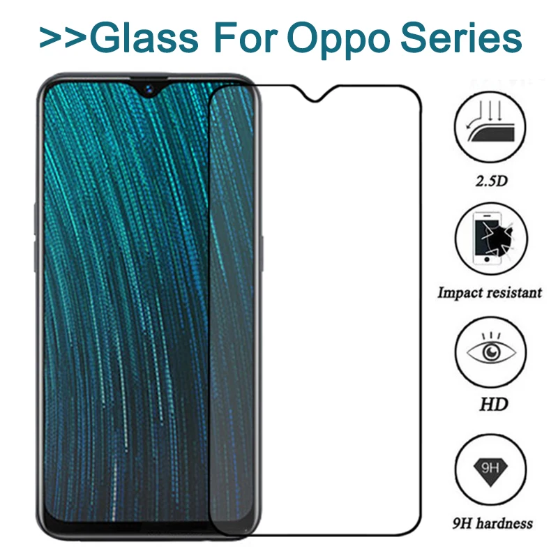 Стекло для Oppo A5 A5s F5 F7 F9 F11 Pro Защитное стекло экрана Защитная пленка f9pro f 9 11 7