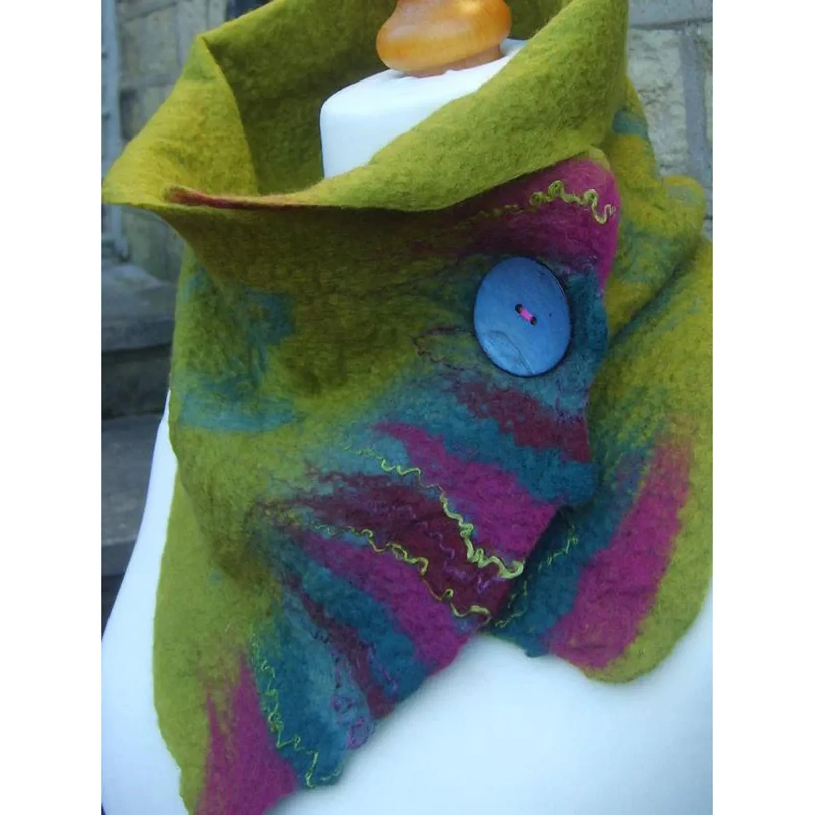 

40#Fashion Scarf Women Casual Printing Scarf Retro Multi-Purpose Shawl Button Autumn Winter Warm Scarf 2020