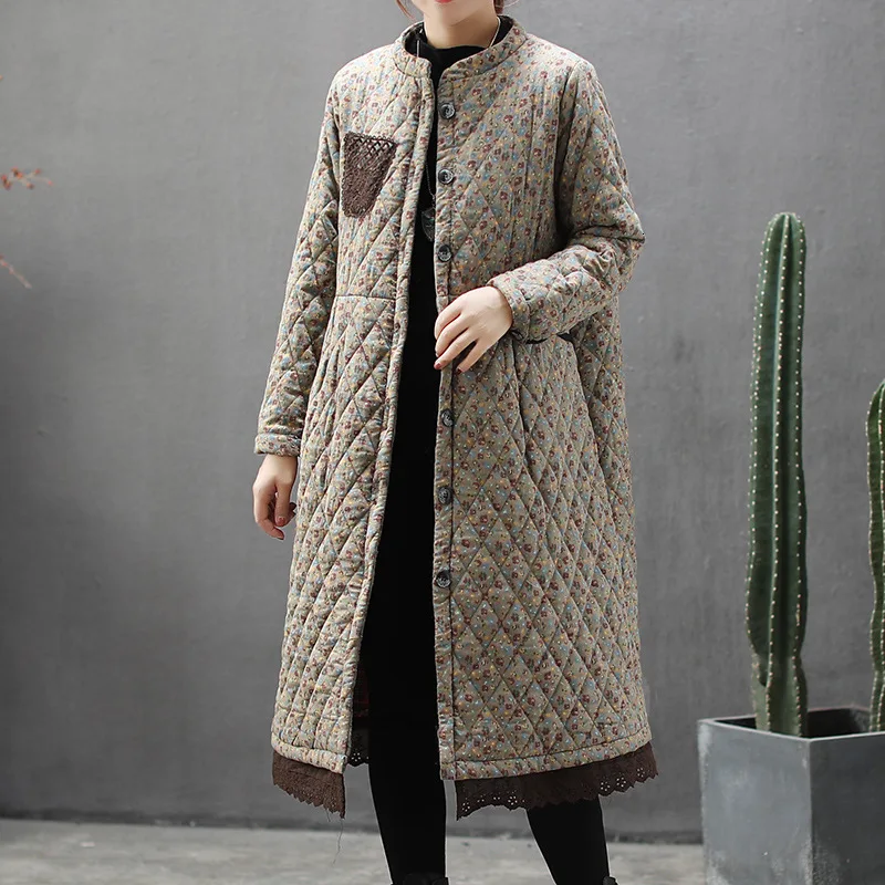 Max LuLu модные корейские женские зимние куртки Готическая кружевная одежда женские теплые длинные стеганые пальто повседневные Утепленные зимние парки