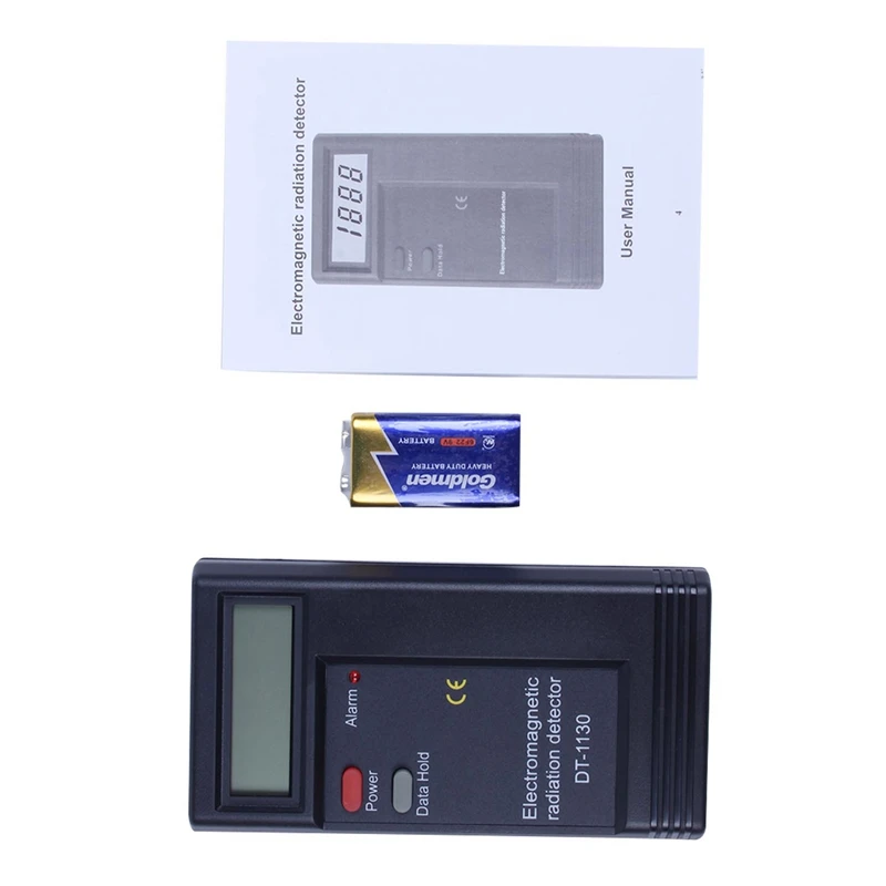 1 black plastic DT-1130 electromagnetic radiation tester electric field strength detection equipment with a ba | Инструменты