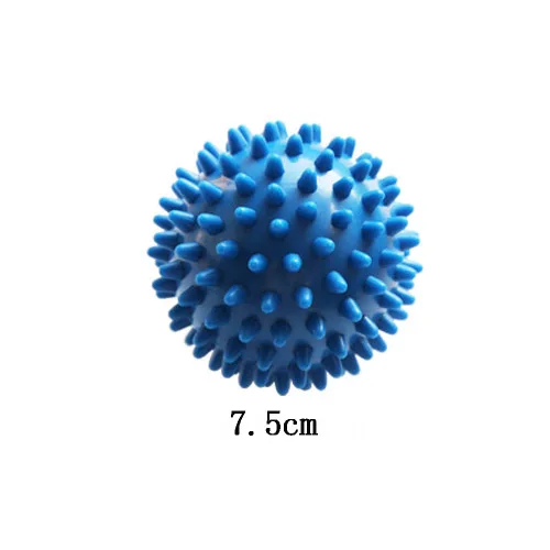 7.5cm Blue Массажный Ежик колючий мяч антистрессовые игрушки шарики для детей Детские триггер точка Спорт Фитнес сенсорные игрушки для детей с синдромом аутизма 7,5-9 см - Цвет: 7.5cm Blue