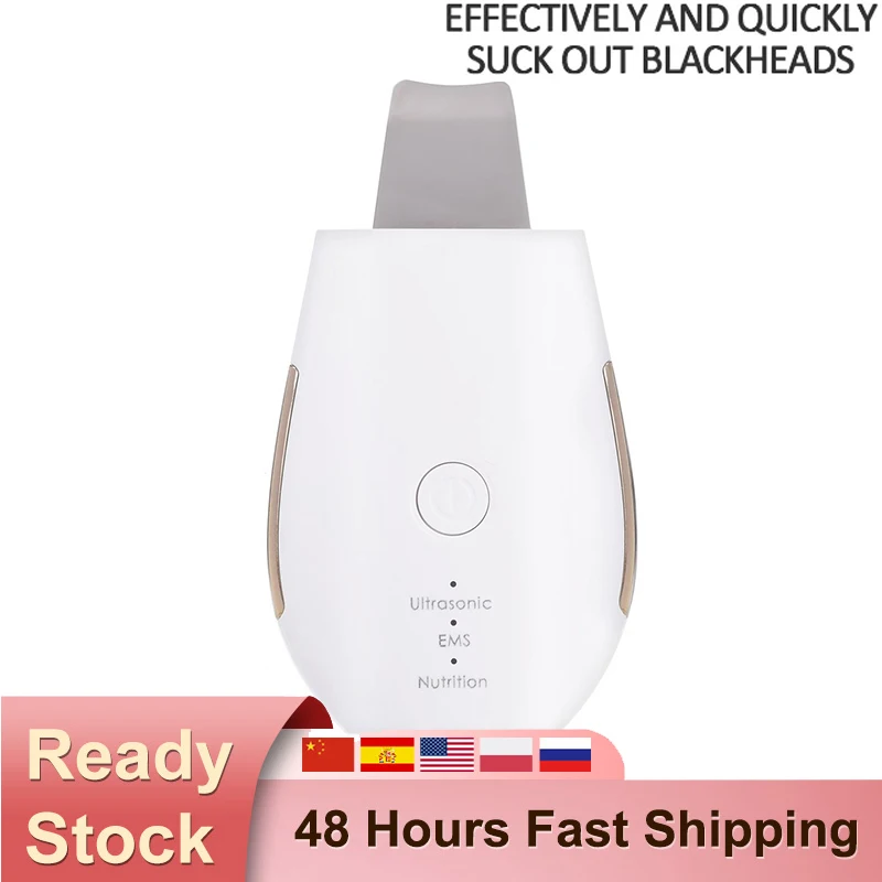 

Скребок для кожи, шпатель для лица, средство для удаления черных точек, инструмент для удаления пор с 3 режимами, инструмент для красоты и лиф...