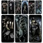 Лучший чехол для телефона Xiaomi Poco M3 M4 Pro 5G X3 NFC F3 GT Mi Civi 11T 10T 9T 11 Note 10 Pro Lite, чехол Grim Reaper Skull