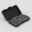 Набор многофункциональных гаечных ключей с трещоткой Jewii RS1RS2, набор отверток с Т-образной рукояткой 6,35 мм S2, магнитные биты, бытовые ручные инструменты для ремонта