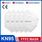 5-100 шт KN95 маски пыленепроницаемый маска для лица FFP2 респиратор KN95 многоразовая маска для рта фильтр Защитная KN 95 Mascarillas FPP2