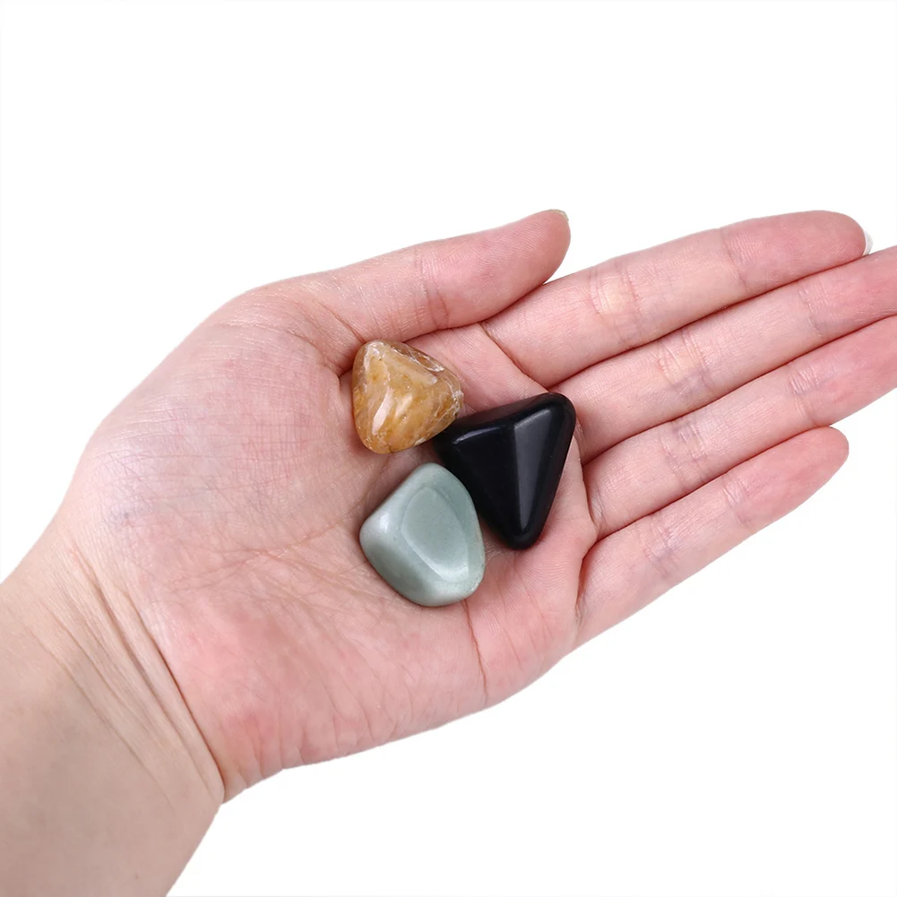 Лидер продаж 1 коробка разных кристаллов искусственные образцы гравий/блок фэн