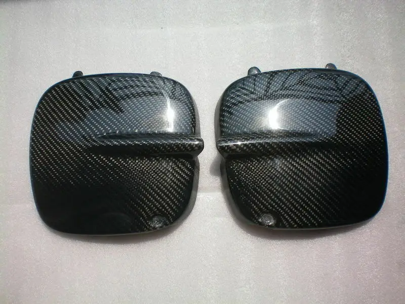 Углеродное волокно вождения противотуманный чехол для фар для 1997-2001 Subaru Impreza WRX STi