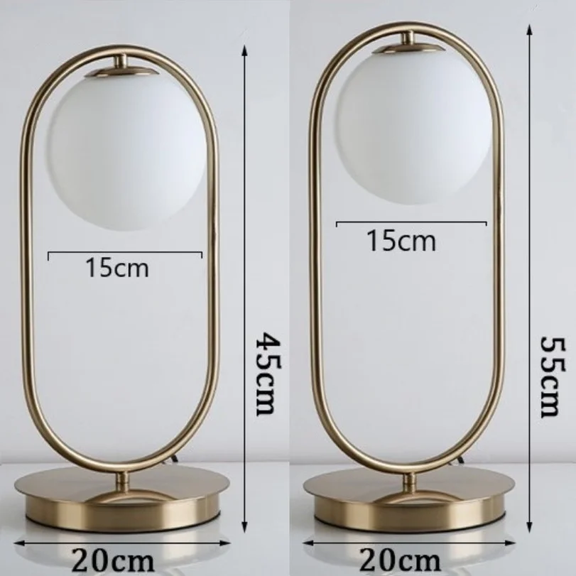 Светодиодная настольная лампа в скандинавском стиле современный прикроватный