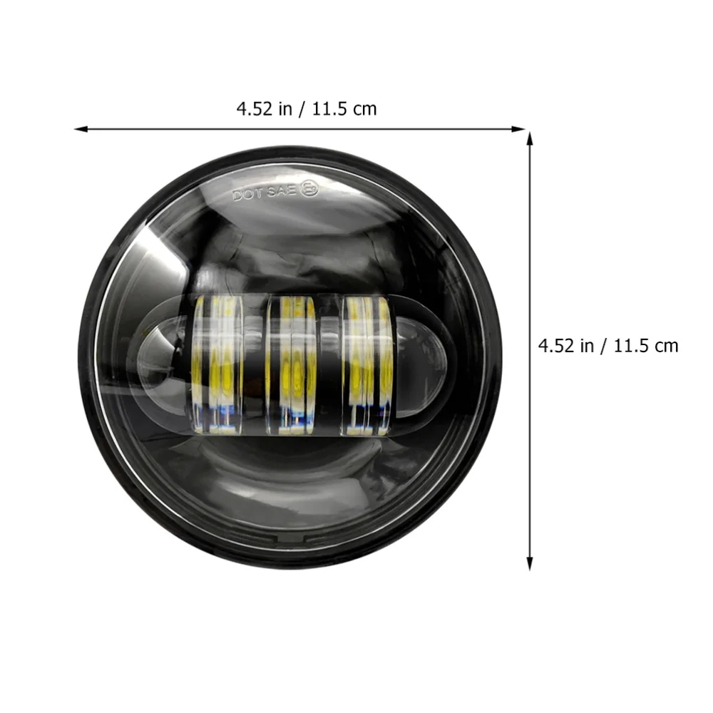 Передняя противотуманная фара для мотоцикла 1 пара 4 5 дюйма водонепроницаемая