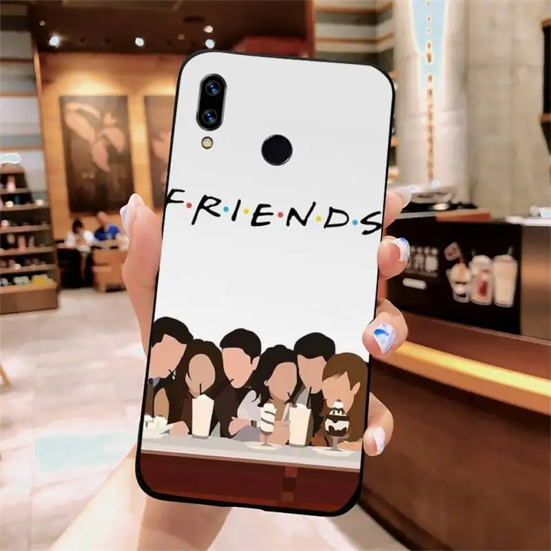 

Friends Classic TV show Black white art Phone Case For Xiaomi Redmi note 7 8 9 t k30 max3 9 s 10 pro lite