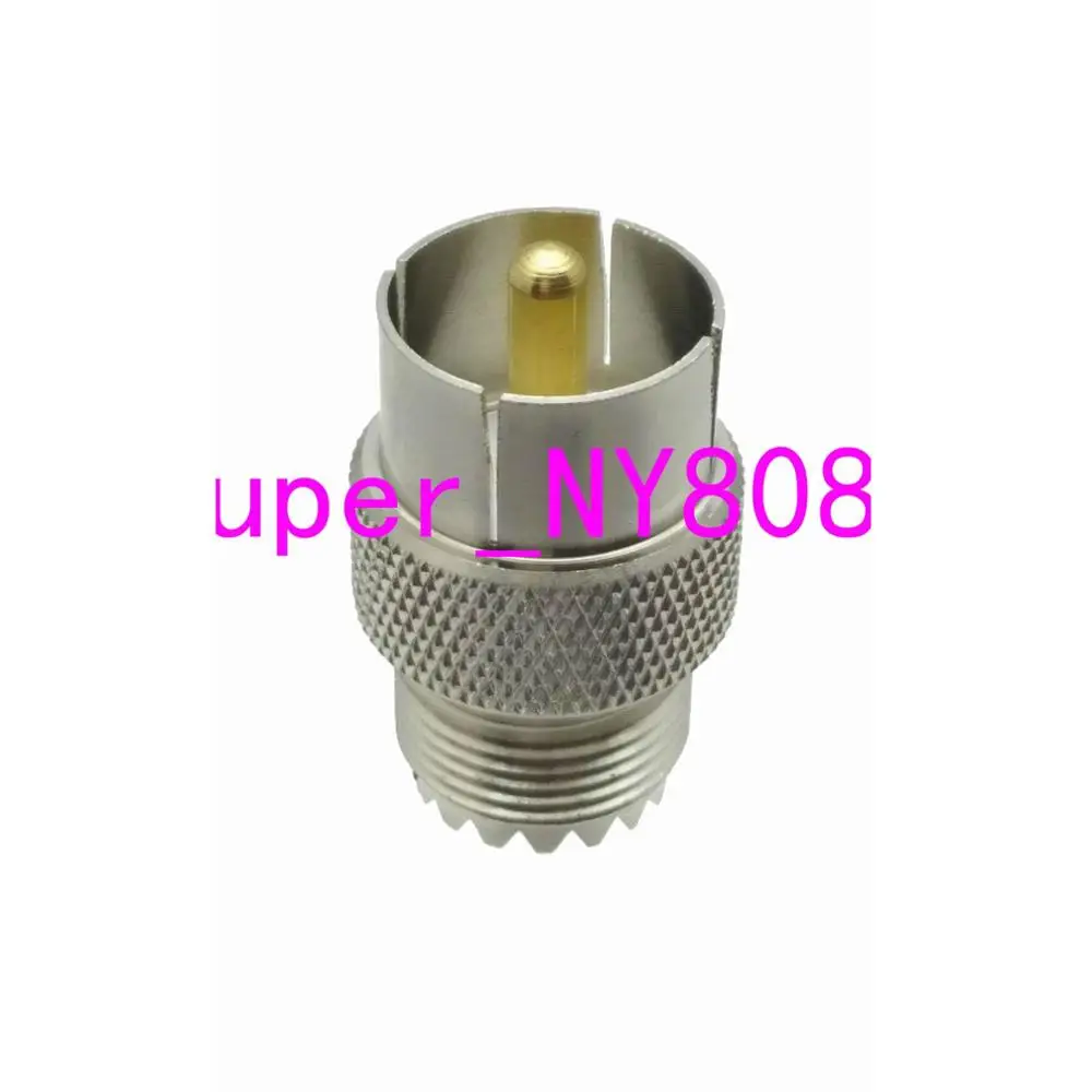 1pce скользящий адаптер UHF Разъем PL259 к SO239 гнездовой разъем push on быстрый|connector|l connector