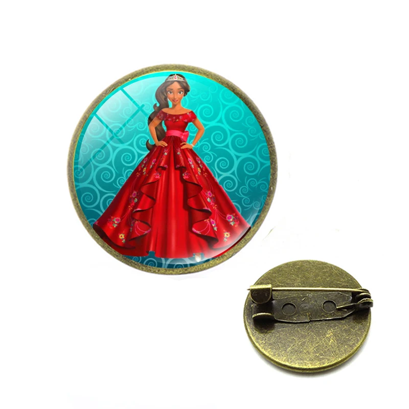 Латинская принцесса Елена Броши Elena of Avalor Cartoonpins девушки платье аксессуары День