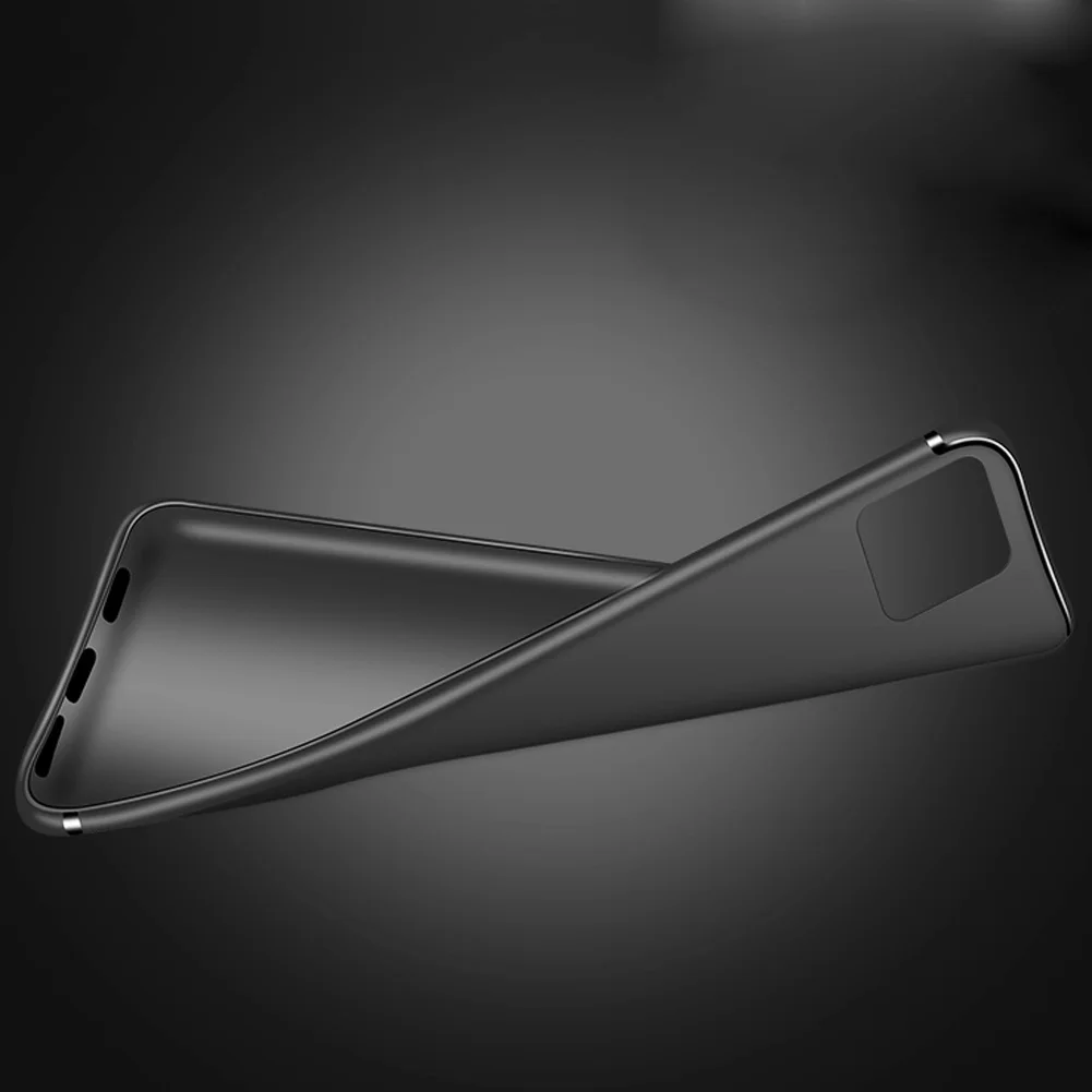 Роскошный гибридный матовый чехол для iPhone 11 Pro Max роскошный мягкий Силиконовый