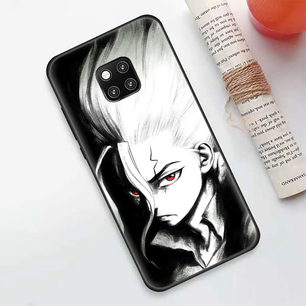 Soft silicone Cover for Huawei P20 P30 Pro Lite P8 P9 P10 Mini P Smart Z Plus 2019 Case Dr.STONE Fitted | Мобильные телефоны и