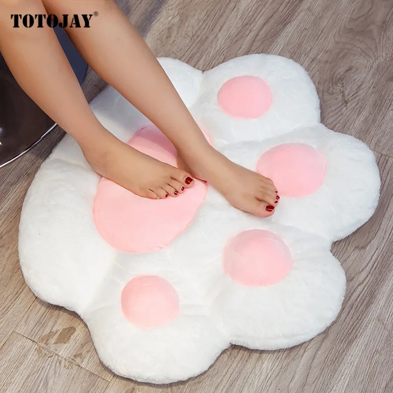 

2 Sizes INS Bear&Cat Paw Pillow Animal Seat Cushion Stuffed Plush Sofa Indoor Floor Home Chair Decor Winter Children Girls Gift