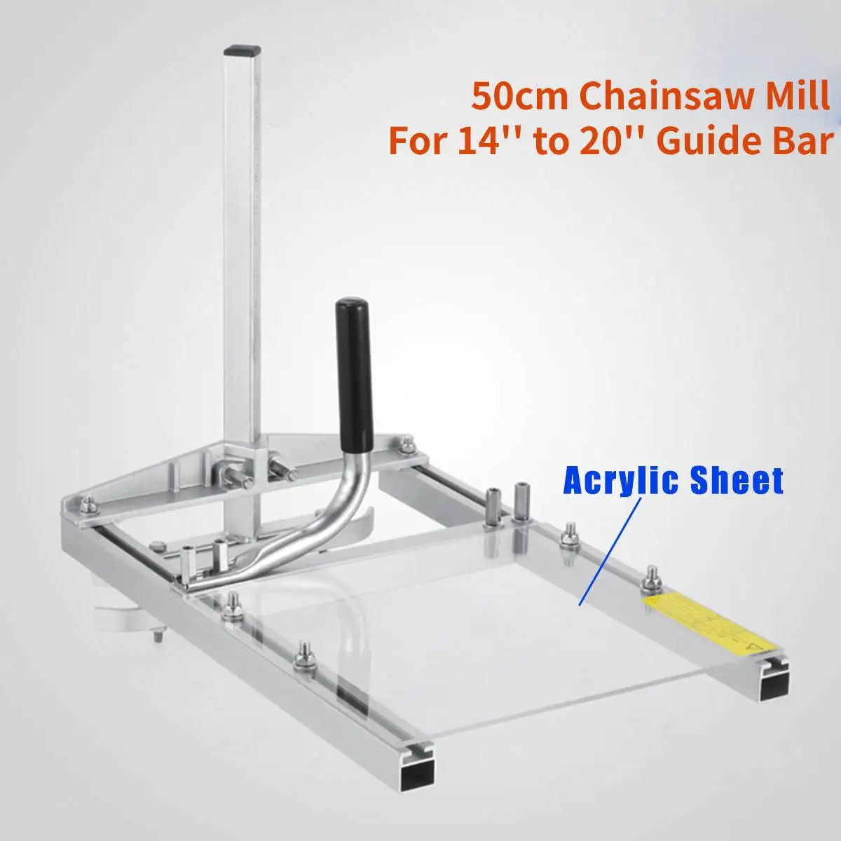 

Portable Chain Saw Chainsaw Mill 20 Inch Planking Milling Bar Size 14 Inch to 20 Inch Planking Lumber Cutting Tool Kit 50cm