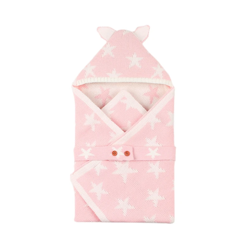 2019 вязаный конверт для новорожденных одеяло мультфильм Пеленальное Одеяло