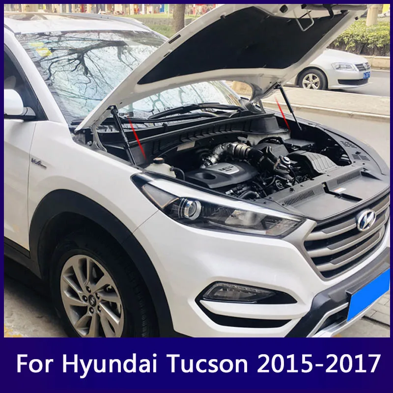 

Front Engine Hood Support Rod Lift For Hyundai Tucson 2015 2016 Car Hood Hydraulic Gas Jackstay Strut Bars