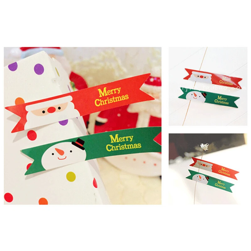 36 шт. рождественские наклейки с Сантой печатью DIY открытки скрапбукинг