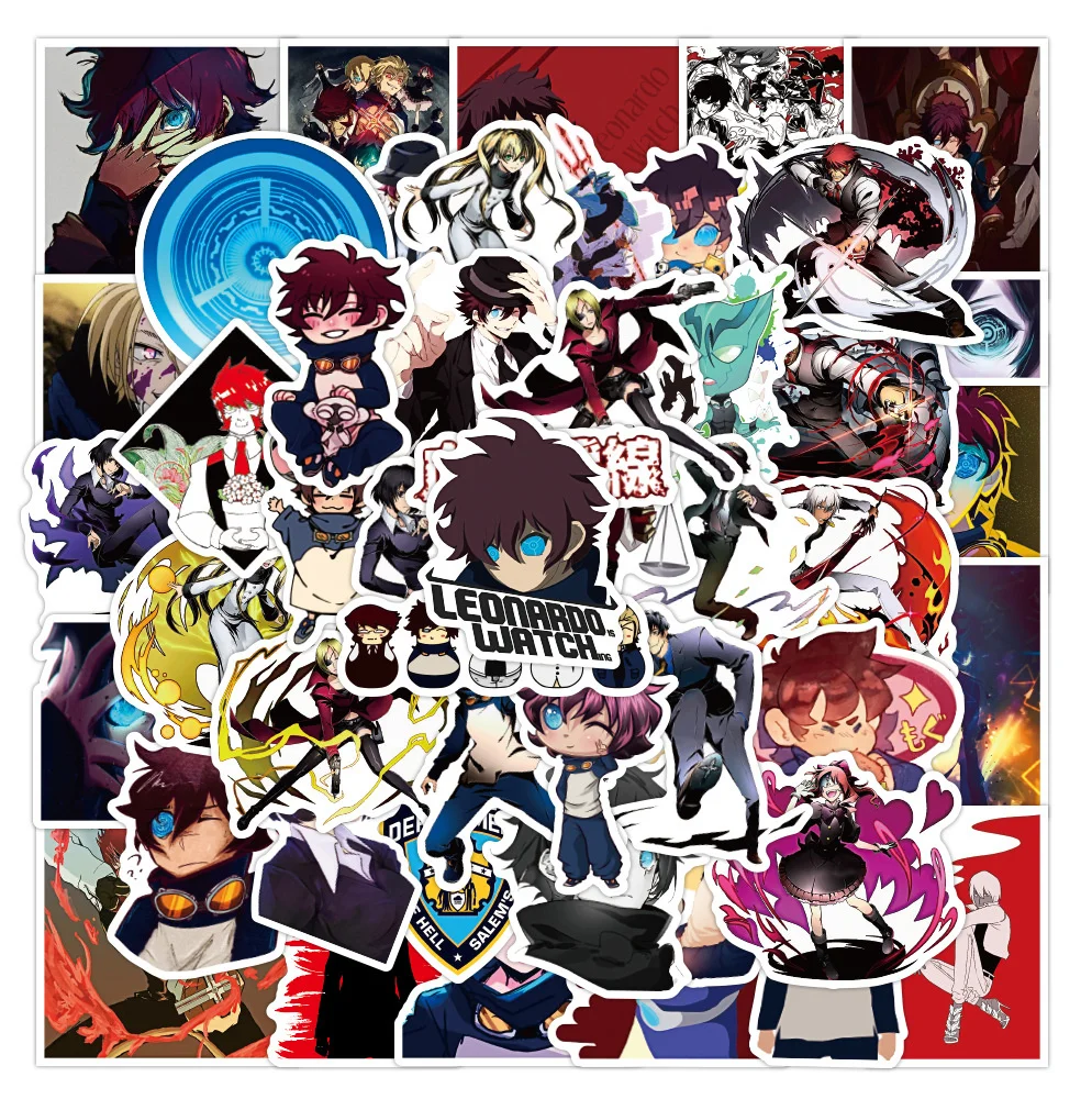 

50pcs Blood Blockade Battlefront Anime Graffiti Cool Cartoon Waterproof Sticker Aesthetic Kids Toys Girls Helmet Cute Stickers