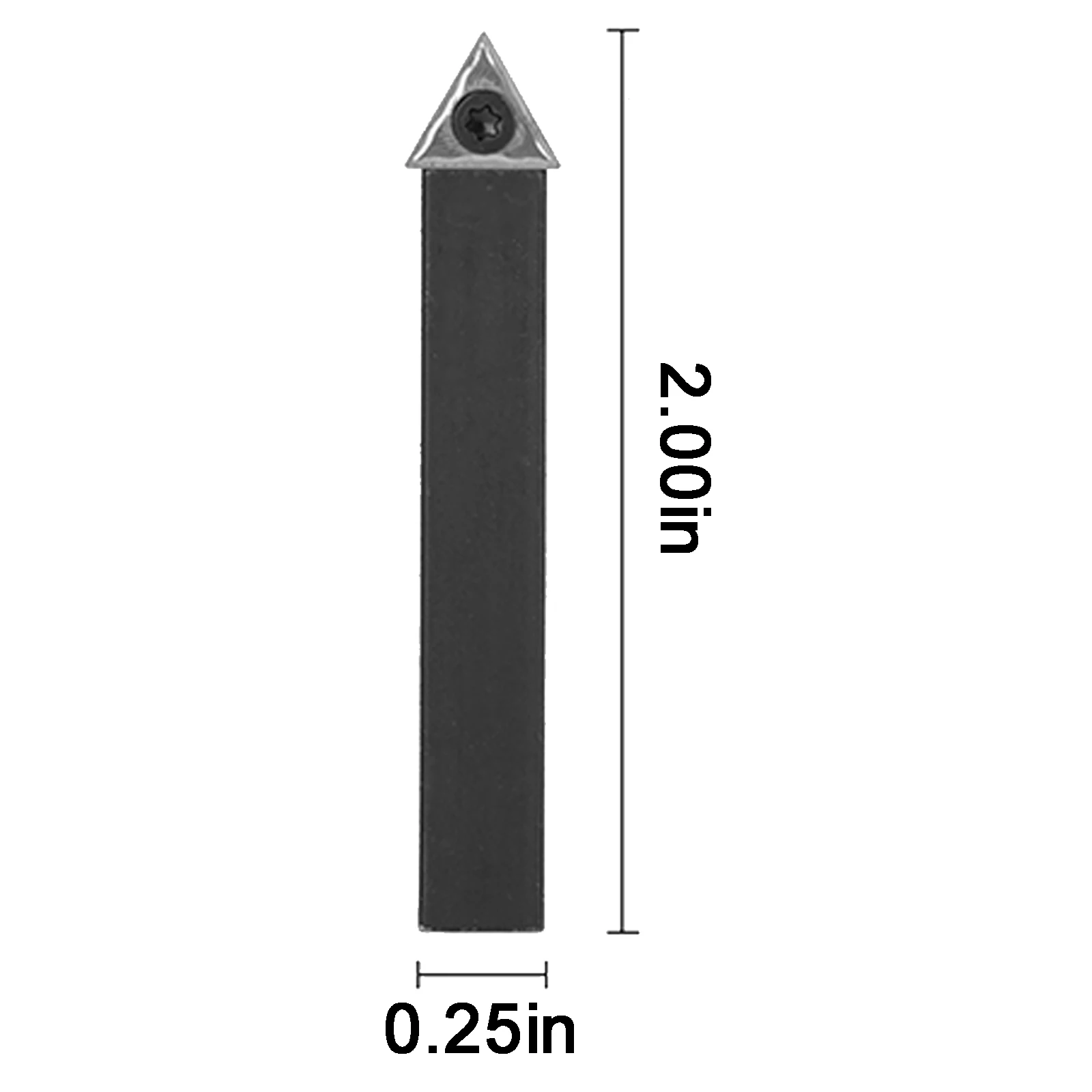 

5 Pieces Turning Tool Mini Lathe Indexable Carbide Insert Tool Screwdriver Set 3/8inch, 1/2inch, 1/4inch Lathe Cutter