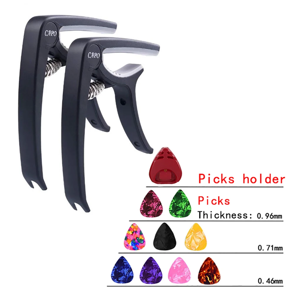 Спусковые зажимы для акустических и классических гитар 2 шт.|Детали аксессуары