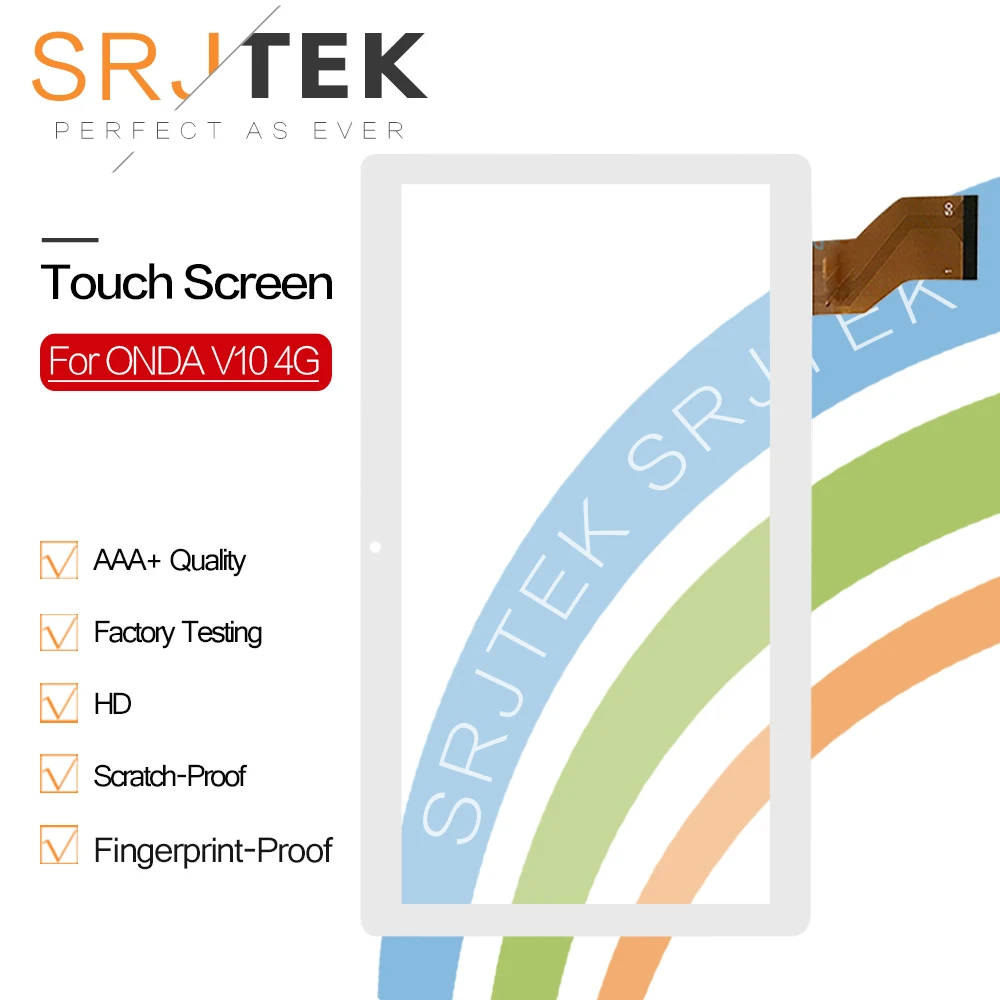 

SRJTEK 10.1" Touch Screen For ONDA V10 4G Tablet PC Touch Screen Digitizer Touch Panel Glass Replacement Parts For ONDA V10 4G
