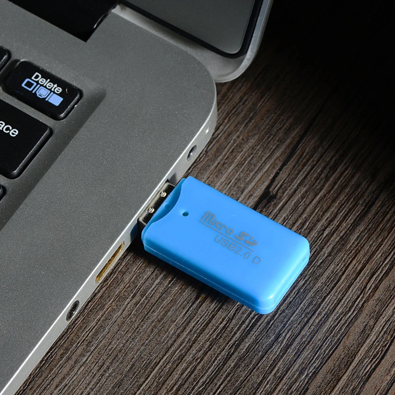 

1 шт. USB 2,0 Мини многоцветный пластиковая карта памяти считыватель Поддержка TF карты памяти MicroSD карта высокое Скорость передачи кард-ридер д...