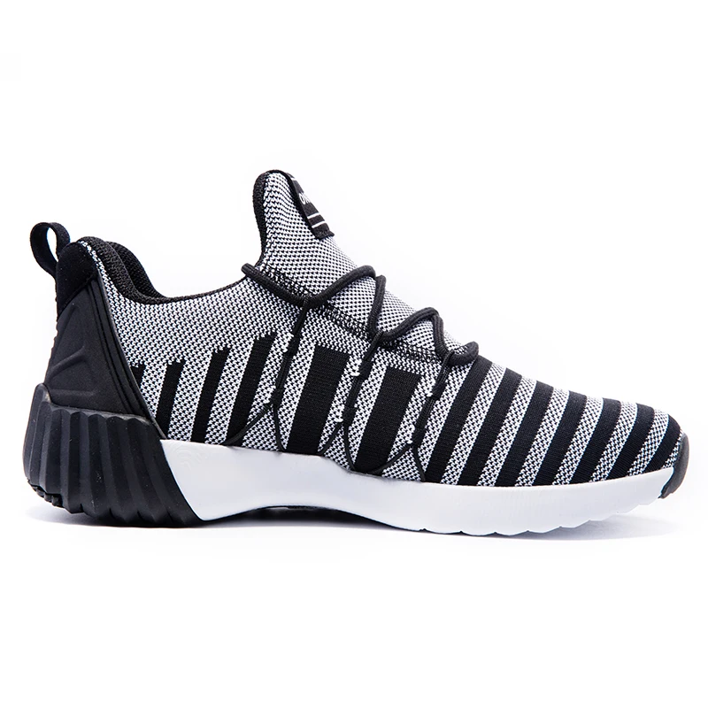 

ONEMIX Men Women Running Shoes Breathable Striped Height Casual High Top Non-slip Winter Shoes For Women Jogging Footware
