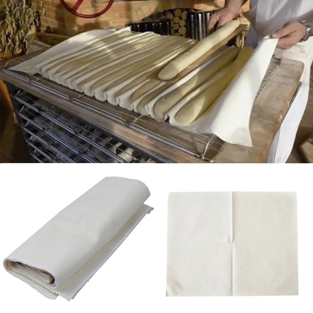 

Fermented Linen Cloth Proofing Dough Bakers Pans Proving Bread Baguette Flax Cloth Baking Mat Pastry Baking Kitchen Tools