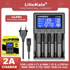 Зарядное устройство Liitokala Lii-500, PD4, 500S, 3,7В, для аккумуляторов литиевых, NiMh, АА, 18650, 18350, 18500, 21700, 20700B, 20700, 26650, ЖК-экран